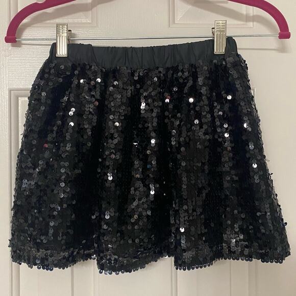 CRAZY 8 • Black Sequins Elastic Waistband Skirt - Picture 6 of 6